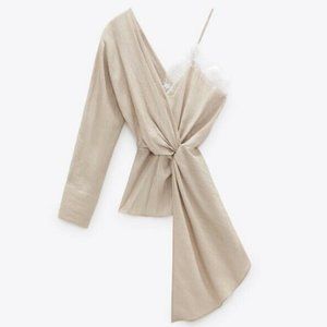 NWT Zara Asymmetrical Camisole Top